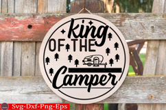 Camping Round Sign SVG Bundle | Adventure Round Sign Bundle Product Image 18