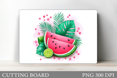 Watermelon Cutting Board. Summer Cutting Board Sublimation Product Image 1