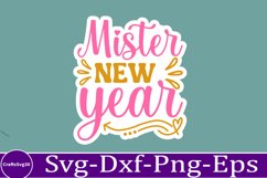 happy new year sticker Svg Bundle for Shirts 2025 New Year Product Image 18