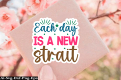 Inspirational Sticker Svg Design, motivational quotes Product Image 1