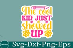Back To School sticker svg Design School &amp; Teacher SVG Product Image 1