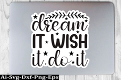 Motivational Sticker Design,Inspirational Sticker Product Image 1