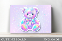 Valentines Bear Cutting Board. Valentines Cutting Board Product Image 1