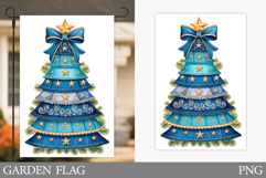 Christmas Tree Garden Flag. Merry Christmas Garden Flag Product Image 1