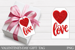 Valentines Day Gift Tag. Valentines Gift Tag Printable Product Image 1
