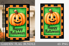 Cute Pumpkin Garden Flag. Cute Halloween Garden Flag Product Image 1