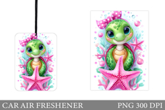 Turtle Car Air Freshener. Sea Car Air Freshener Product Image 1
