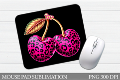 Cherries Mouse Pad. Cherry Mouse Pad Sublimation Product Image 1