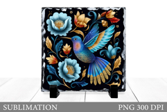 Bird Sublimation. Cute Bird Slate Design Product Image 1