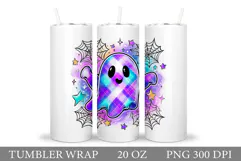Ghost Tumbler Sublimation. Halloween Tumbler Design Product Image 1