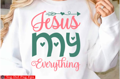 Christian Svg Design Christian Quotes Jesus Svg Design Product Image 1
