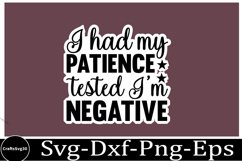 Sassy sticker svg Sarcastic SVG, Design, Funny Quotes SVG, Product Image 1
