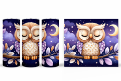 Owl Tumbler Sublimation. Owl Sublimation Product Image 2