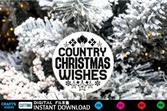 Christmas Round sign Svg design Christmas Svg holiday quotes Product Image 1
