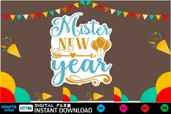 Happy new year sticker bundle Svg for Shirts 2025 New Year S Product Image 19
