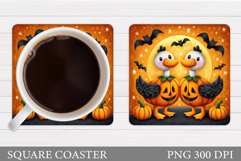 Halloween Goose Coaster. Halloween Goose Sublimation Product Image 1