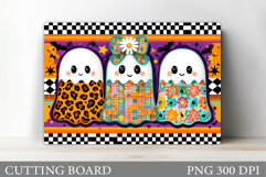 Cute Halloween Cutting Board. Cute Ghost Cutting Board Product Image 1