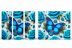 Butterfly Tumbler Design. Butterfly Tumbler Sublimation Product Image 2
