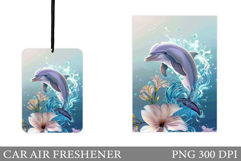 Dolphin Car Air Freshener. Sea Car Air Freshener Design Product Image 1