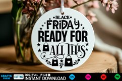 Black Friday Round Sign SVG design, Black Friday Quotes Product Image 1