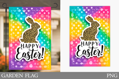 Easter Bunny Garden Flag.Easter Garden Flag Sublimation Product Image 1