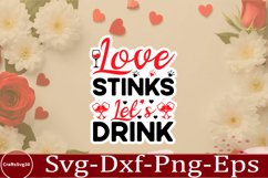 Valentine sticker SVG Design Valentine Love Sticker Svg Product Image 1