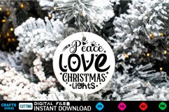 Christmas Round sign Svg design holiday quotes Svg Christmas Product Image 1