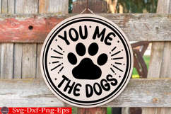 Dog Round Sign SVG Bundle Funny Dog Round Sign Dog Bundle Product Image 19