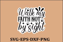 Christian Sticker Svg design and Jesus quotes Religious Svg Product Image 1