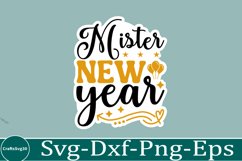 happy new year sticker Svg Bundle for Shirts 2025 New Year Product Image 19