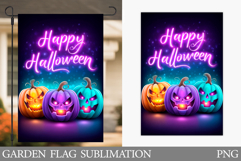 Pumpkin Garden Flag Sublimation. Halloween Garden Flag Product Image 1