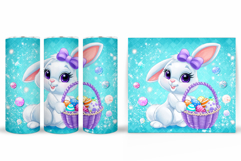 Easter Bunny Tumbler Design. Easter Tumbler Sublimation Product Image 2