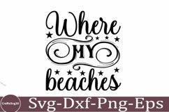 Summer vacation svg design Beach quotes Funny summer design Product Image 1