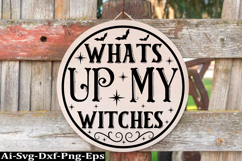 Halloween round sign svg design and Halloween quotes Product Image 1