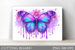 Butterfly Cutting Board. Butterfly Sublimation Product Image 1