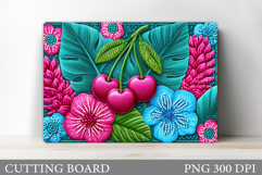 Cherry Cutting Board Design. Cherries Sublimation Product Image 1