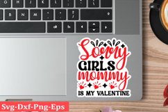Valentine sticker SVG Design Valentine Love Sticker Svg Product Image 1