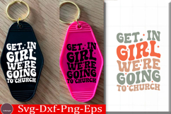 Christian Keychain Quote SVG Faith Keychain Quote png Product Image 1