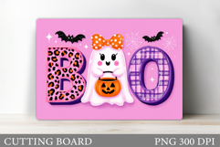 Halloween Cutting Board. Halloween Ghost Cutting Board Product Image 1