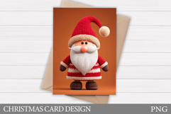 Christmas Card Design. Santa Claus Card Printable Product Image 1