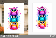 Birds Garden Flag Design. Birds Sublimation Product Image 1