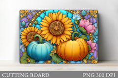 Pumpkin Cutting Board Design. Pumpkin Sublimation Product Image 1
