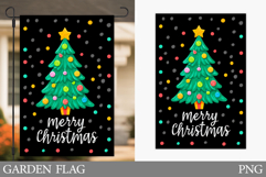Christmas Tree Garden Flag. Merry Christmas Garden Flag Product Image 1