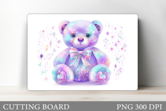 Valentines Bear Cutting Board. Valentines Cutting Board Product Image 1