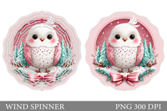 Christmas Bird Wind Spinner. Christmas Wind Spinner Design Product Image 1