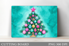 Christmas Tree Cutting Board. Kitchen Cutting Board Design Product Image 1