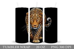 Leopard Tumbler Design. Leopard Sublimation Product Image 1