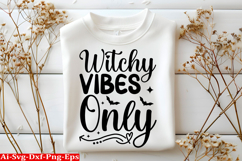 Witchy Vibes Only Halloween SVG Design Product Image 1