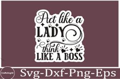 sticker SVG Bundle Sarcastic SVG, Design, Funny Quotes SVG, Product Image 20
