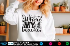 Summer vacation svg design Beach quotes Funny summer design Product Image 1